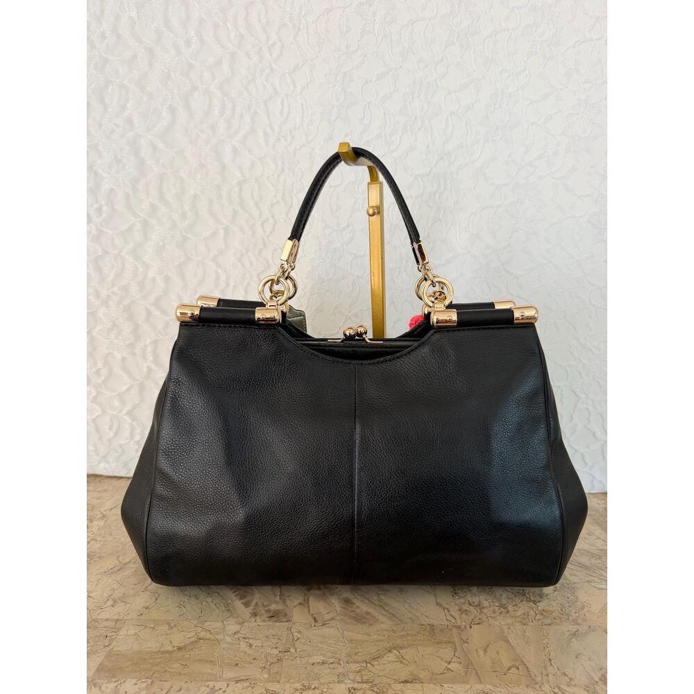 Coach Madison black leather Pinnacle drifter Satchel shoulder bag - Picture 5 of 12